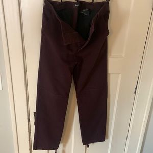 Balenciaga Burgundy work pant Size 52